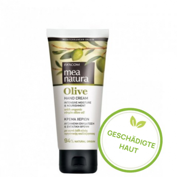 Handcreme mit Olivenöl - Pflege und Regeneration, 100 ml