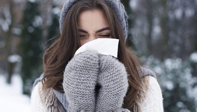 Winterallergie. Was sind ihre Symptome und was ist das überhaupt?